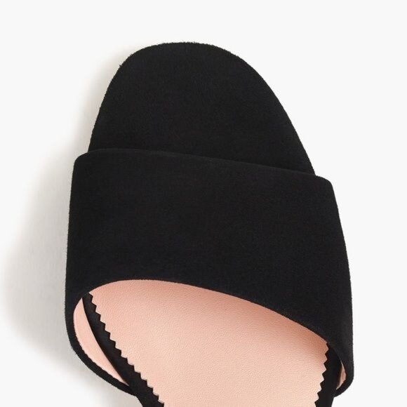 J. Crew Penny Ankle Strap Sandals in Black Suede, Size 8.5 NWT - Picture 3 of 8